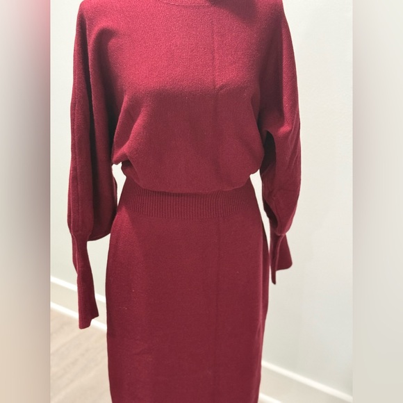 NWT Elegant Red Women's Dress L - Picture 8 of 11